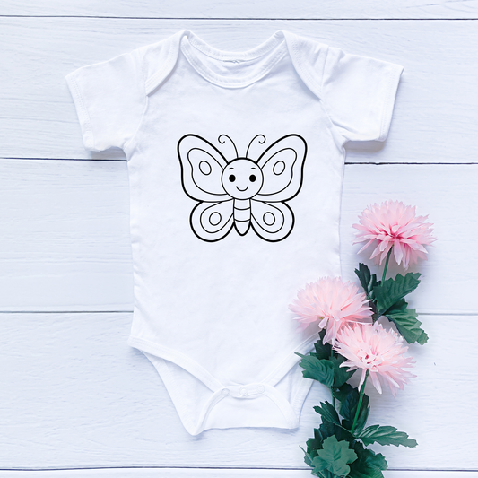 Body de Algodón Personalizable "Colorea la Magia" | Talla 0-3 Meses