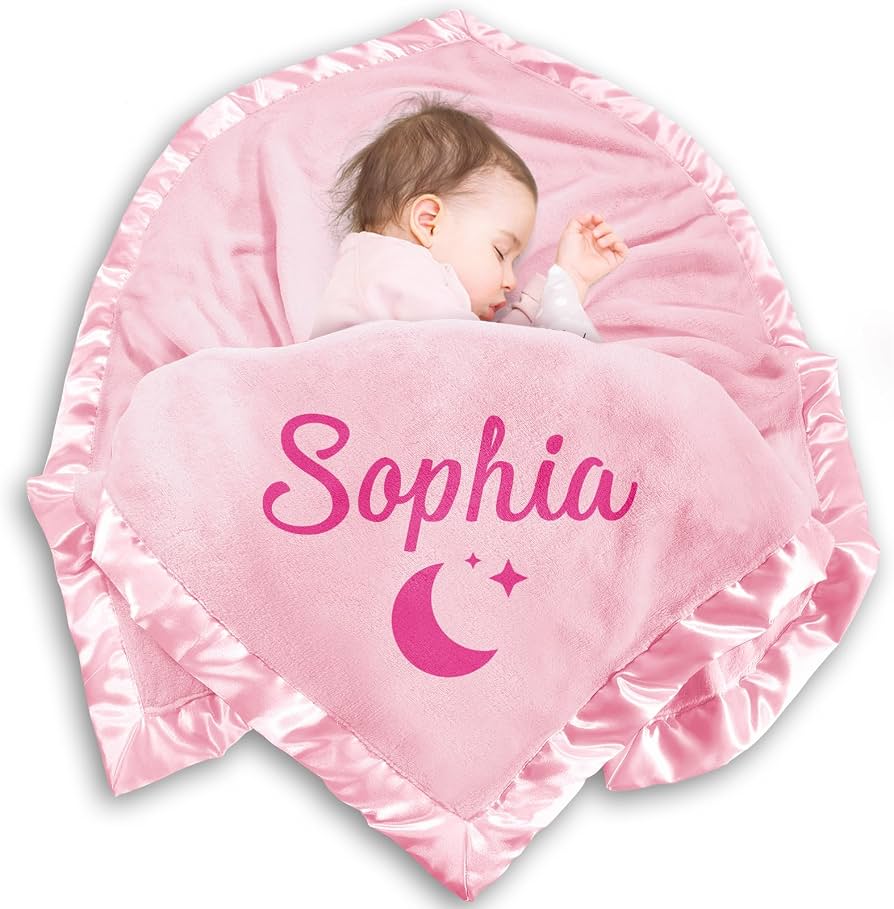 Mantas Personalizadas para Bebé | Suaves e Hipoalergénicas  Personalizadas