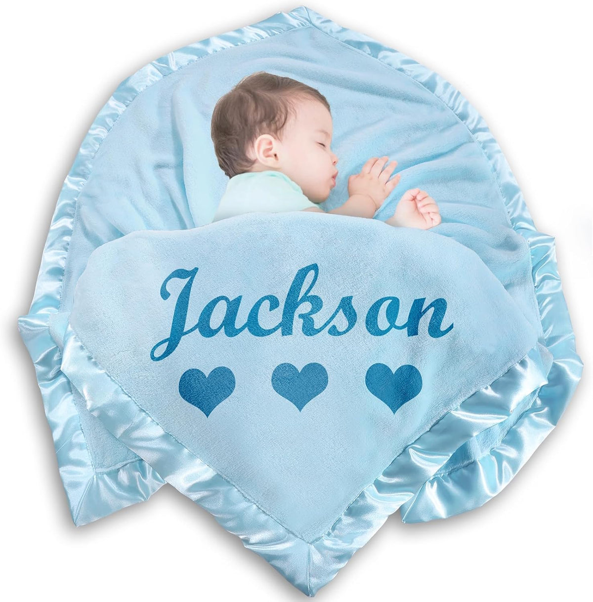 Mantas Personalizadas para Bebé | Suaves e Hipoalergénicas  Personalizadas