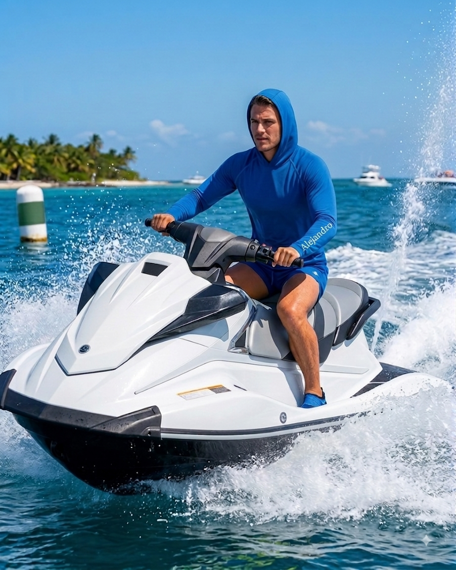 Sudaderas  Deportivas Personalizadas  con Capucha | Proteccion UV y Nombre en la Manga