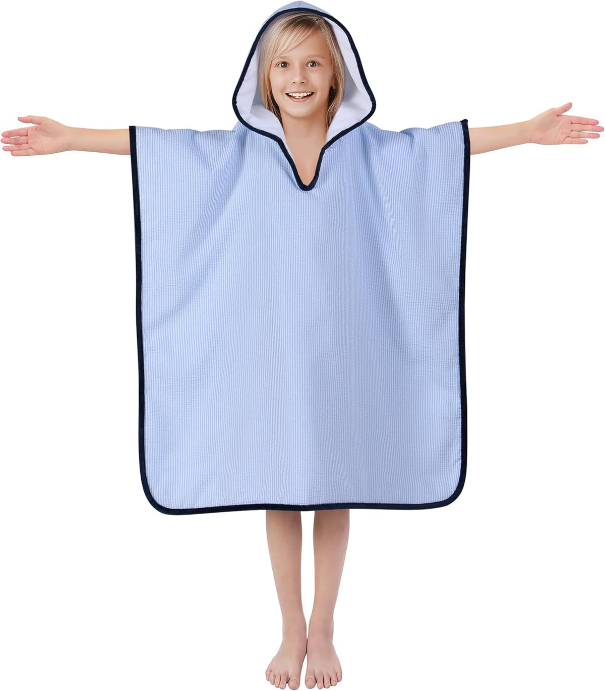 Poncho Toalla con Capucha Personalizado para Niños | Toalla Cambiador con Nombre  Estampado para Playa y Piscina