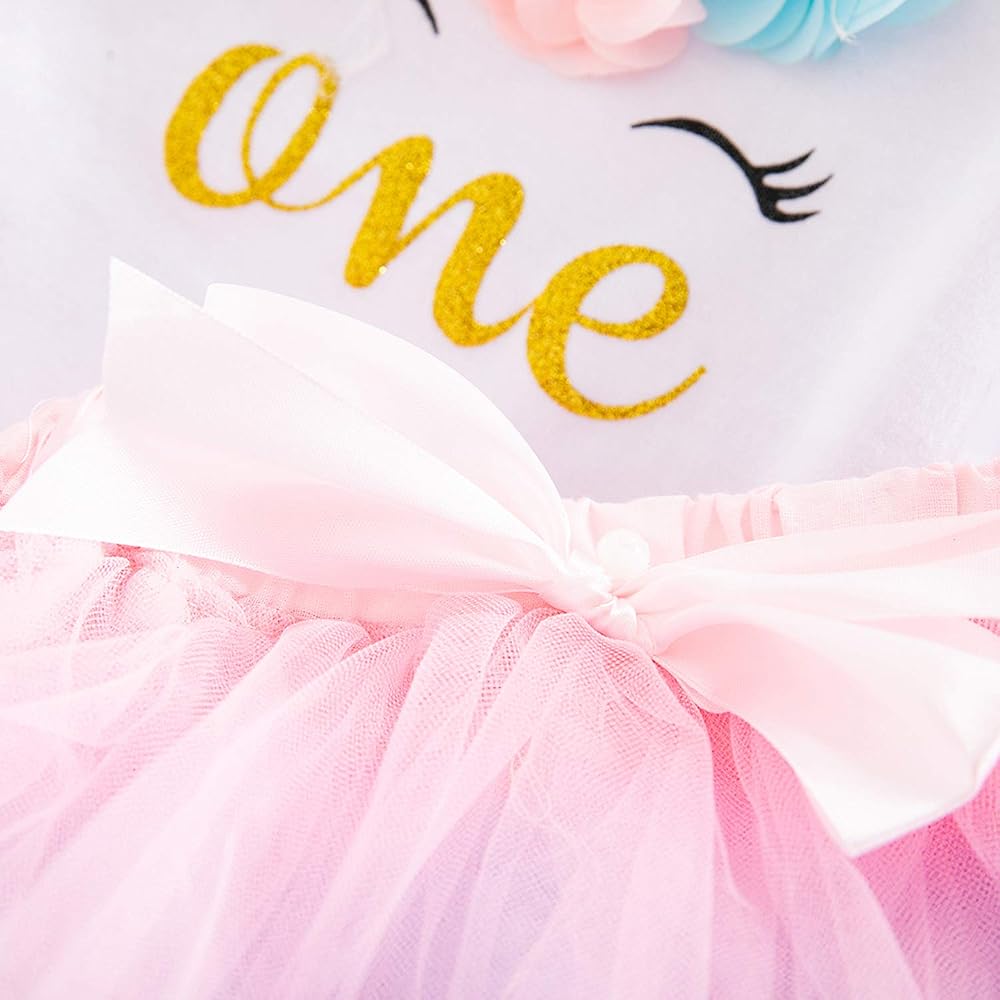Set de Cumpleaños Personalizado: Body o T-shirt, Falda Tutú y Cintillo | Temática de tu preferencia