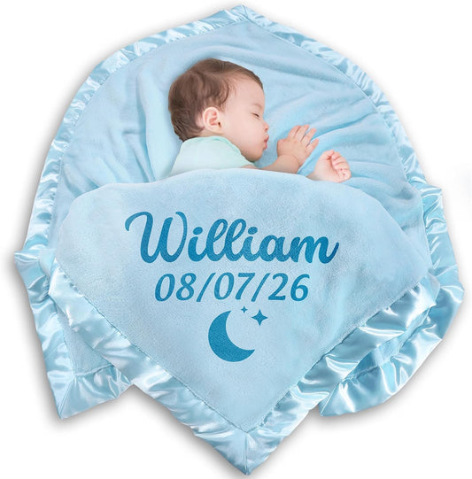 Mantas Personalizadas para Bebé | Suaves e Hipoalergénicas  Personalizadas